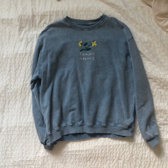urban outfitters thanks a bunch crew neck - Picture 1 of 2